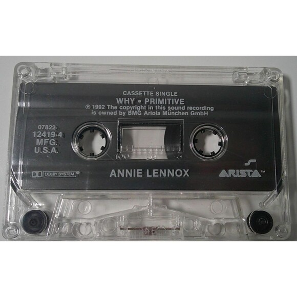 Annie Lennox Why Cassette Single Arista 1992 - Picture 4 of 7